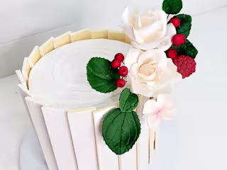 Chocolate Panel Holiday Cake