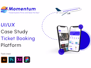 Momentum (Ticket Booking App)-UI/UX Case Study