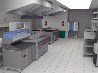 A well-designed restaurant kitchen ensures seamless operations