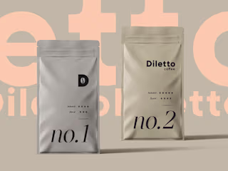 Diletto Coffee | Naming | Logo :: Behance