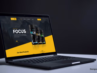 E-commerce Product Landing Page with development on Webflow