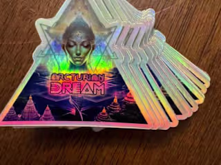 Sticker Designs for Mystic Musicians & Recent Collaborations