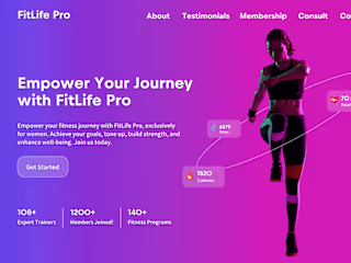 Fitness Agency Landing Page