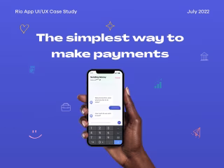 Rio Financial Assistant App UI UX Case Study