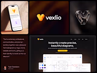 Vexlio Rebrand & Web Design