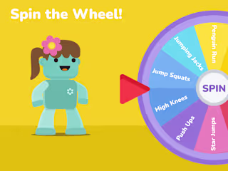 Interactive Spin the Wheel Workout