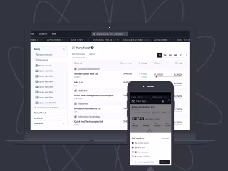 Tickertape Web & Android • Creating a Watchlist with personality