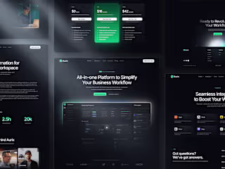 Aurix - SaaS Website Template