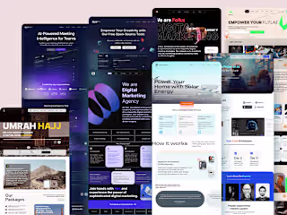 Landing page web Design