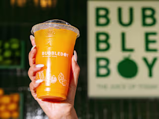 Juice bar branding