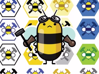 Bee Smith Logo + Mascot