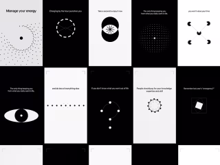 Minimalistic animations series