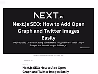 Next.js SEO: How to Add Open Graph and Twitter Images Easily