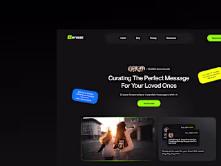 Birthdee Landing page design