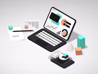 3D interactive Laptop