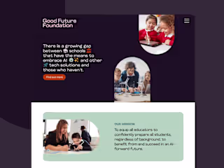 Good Future Foundation Brand + Web Design