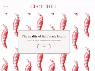 Ciao Chili | Shopify Web Design 