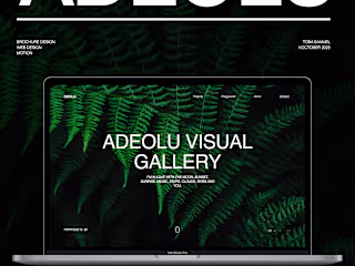 Adeolu - Photographer Portfolio