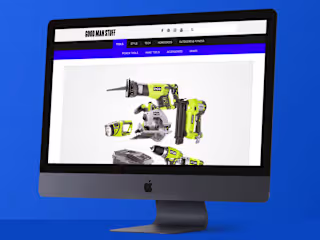 Responsive Website Design for Good Man Stuff