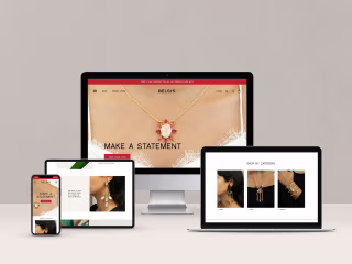 Branding & Web Design for eCommerce Jewelry Brand