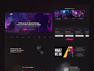 Game Boost | Corporate Website