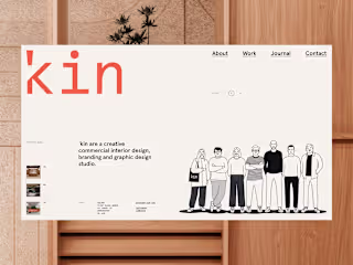 'kin website design and development