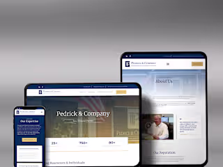 Website Design & Development: Pedrick CPA