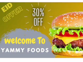 Offer Promotional Design of a Food Court