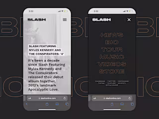 Slash (Gibson Records) | Website Development
