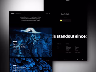 Lumina - Digital Agency website