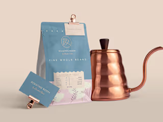 Roasting Room Coffee Branding and Packaging