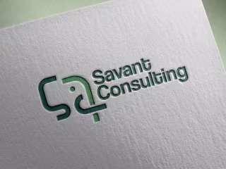 Savant Consulting Logo and Branding Project