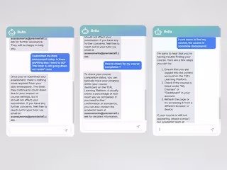Learning Platform (Moodle) AI Chatbot for Premier TEFL 🤖