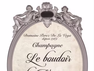 Champagne label - Le Boudoir de Vivienne