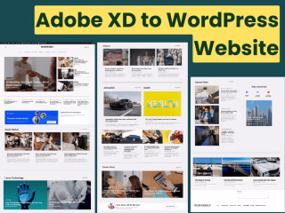 Adobe XD to WordPress Website