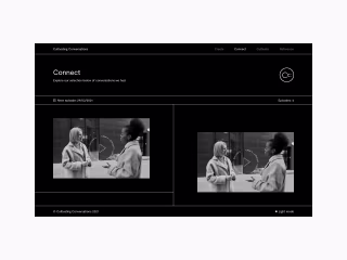 Cultivating Conversations Branding, Squarespace Design