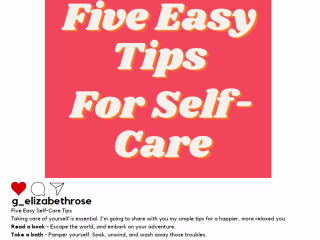 Self-Care Sample