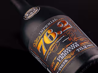 Imperial 76.2 Coconut Liqueur Packaging Design
