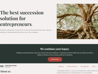 UK-based Investment Firm Website