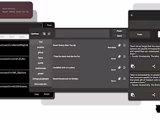 ClipWarp: An overengineered solution for sharing text and links…