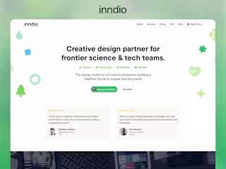 inndio: Brand System + Framer Website
