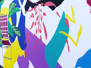 Abstract Mural and Wall Art for Modern interior Design