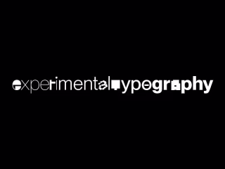 experimental typography