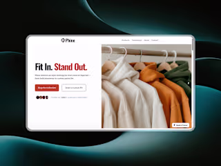 Phine: Clean and Customizable E-Commerce Experience