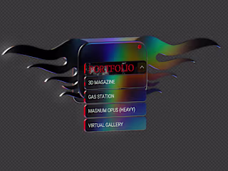 SPLINE 3D DROPDOWN MENU