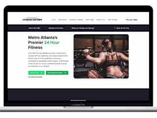 Roswell Fitness Factory Website Redesign