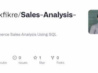 Sales Analysis for E-commerce Business Using SQL