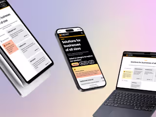 Mobile | Solutions Section Redesign