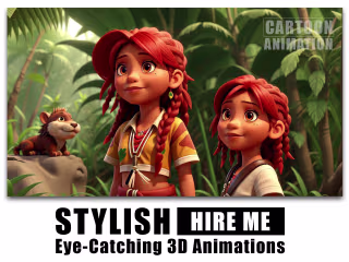 STYLISH 3D CARTOON VIDEO ANIMATION