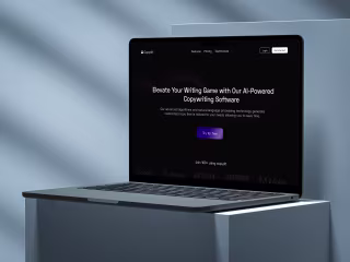 Copywriting AI : landing page design